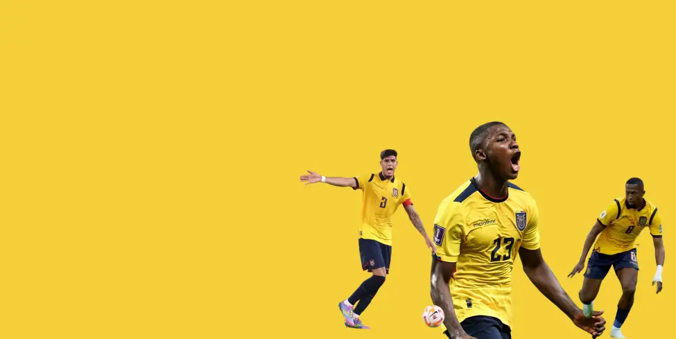 Teams photo of Ecuador before match