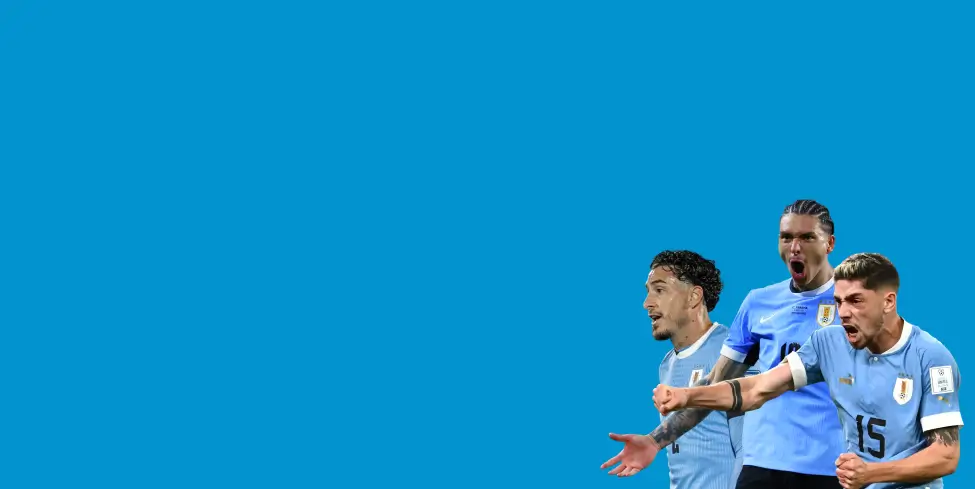 Teams photo of Uruguay before match