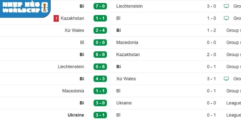 Phong độ gần đây của phía tuyển New Zealand